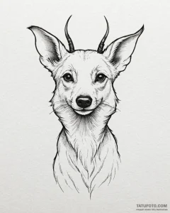 Animal - эскиз тату (№1753368863_0, 24.07.2025 14:54) — Tatufoto.com