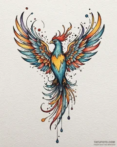 Tat tattoo sketch, painter’s palette with col... - эскиз тату (№1753371825_0, 24.07.2025 15:43) — Tatufoto.com