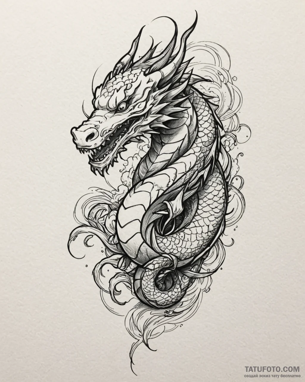 Tattoo sketch, cyberpunk humanoid with neon c... - эскиз тату (№1753380999_0, 24.07.2025 18:16) — Tatufoto.com
