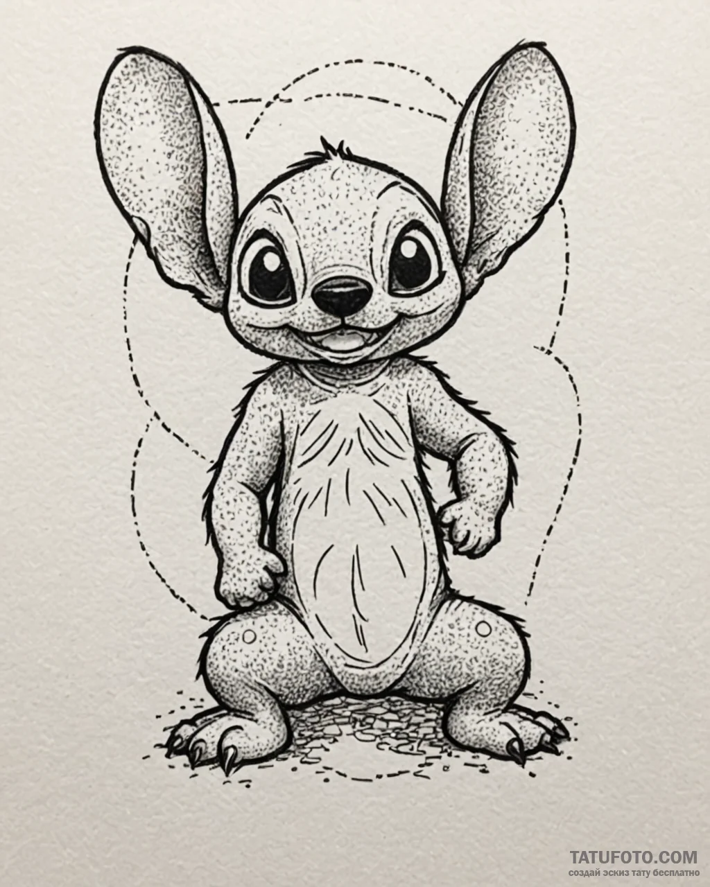 лило и стич (lilo & stitch, 2002), concept ar... - эскиз тату (№1753384735_0, 24.07.2025 19:18) — Tatufoto.com