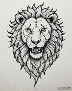 Eskizto, tattoo sketch, alex the lion roaring... - эскиз тату (№1753395086_0, 24.07.2025 22:11) — Tatufoto.com