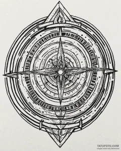 Tattoo sketch, vinyl record with stylized gro... - эскиз тату (№1753397160_0, 24.07.2025 22:46) — Tatufoto.com