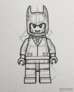 лего фильм (the lego movie, 2014), tattoo fla... - эскиз тату (№1753399618_0, 24.07.2025 23:26) — Tatufoto.com