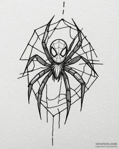 человек-паук: через вселенные (spider-man: in... - эскиз тату (№1753406399_0, 25.07.2025 01:19) — Tatufoto.com