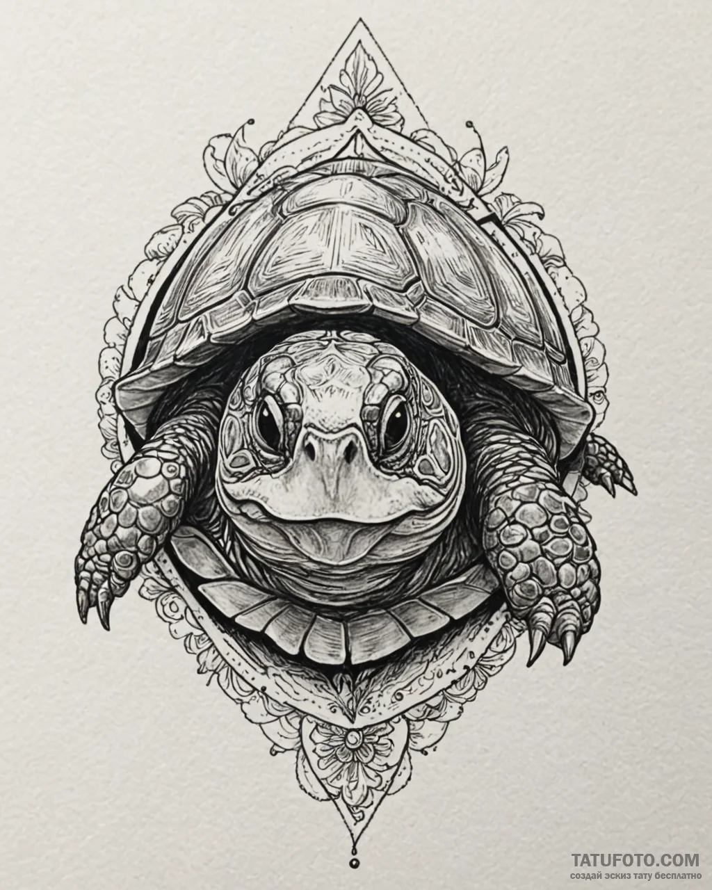 Tattoo sketch, oogway turtle with wise eyes,... - эскиз тату (№1753411314_0, 25.07.2025 02:41) — Tatufoto.com