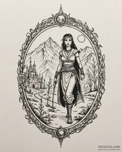 эльдорадо: затерянный город (the road to el d... - эскиз тату (№1753418075_0, 25.07.2025 04:34) — Tatufoto.com