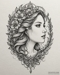 пейзажи с животными и растениями, tattoo sket... - эскиз тату (№1753433145_0, 25.07.2025 08:45) — Tatufoto.com