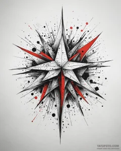 Tattoo sketch, simple small star cluster with... - эскиз тату (№1753441503_0, 25.07.2025 11:05) — Tatufoto.com