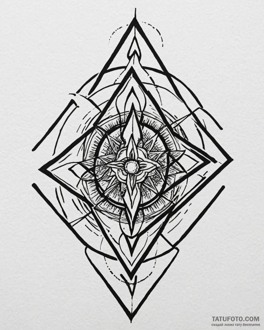 Tat tattoo sketch, flickering candle flame me... - эскиз тату (№1753449875_0, 25.07.2025 13:24) — Tatufoto.com