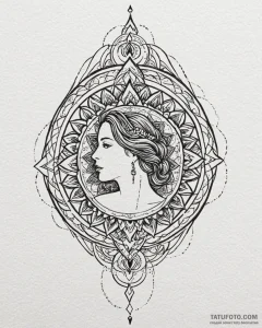 Tat tattoo sketch, lucy’s silhouette breaking... - эскиз тату (№1753452049_0, 25.07.2025 14:00) — Tatufoto.com