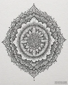 узоры в стиле мандала, concept art for tattoo... - эскиз тату (№1753452446_0, 25.07.2025 14:07) — Tatufoto.com