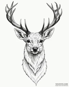 охотник - эскиз тату (№1753460573_0, 25.07.2025 16:22) — Tatufoto.com