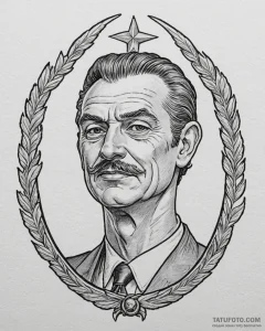 Eskizto, tattoo sketch, doc hudson looking se... - эскиз тату (№1753474286_0, 25.07.2025 20:11) — Tatufoto.com