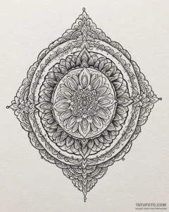 Tat tattoo sketch, colorful buddhist mandala... - эскиз тату (№1753494247_0, 26.07.2025 01:44) — Tatufoto.com