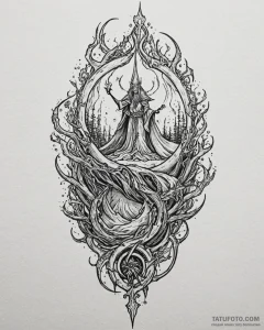 Tattoo sketch, tales from earthsea ged wizard... - эскиз тату (№1753495269_0, 26.07.2025 02:01) — Tatufoto.com