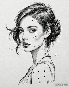 портреты в стиле олдскул, artistic tattoo ske... - эскиз тату (№1753498337_0, 26.07.2025 02:52) — Tatufoto.com
