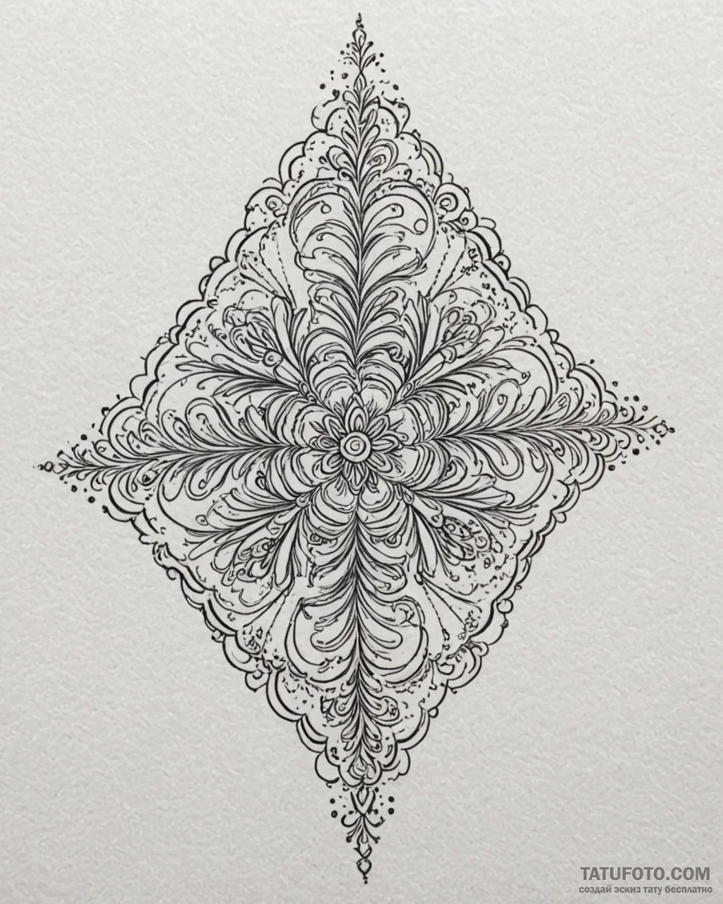 Tattoo sketch, golden ticket with snowflake p... - эскиз тату (№1753553635_0, 26.07.2025 18:13) — Tatufoto.com
