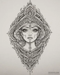 Tat tattoo sketch, mystic’s third eye glowing... - эскиз тату (№1753554226_0, 26.07.2025 18:23) — Tatufoto.com