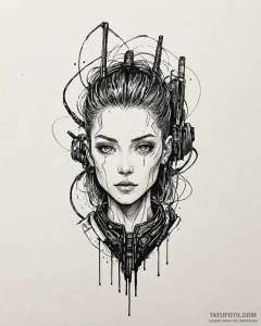киберпанк: бегущие по краю (cyberpunk: edgeru... - эскиз тату (№1753574948_0, 27.07.2025 00:09) — Tatufoto.com