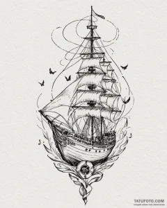 Tat tattoo sketch, musical staff wrapped arou... - эскиз тату (№1753583268_0, 27.07.2025 02:27) — Tatufoto.com