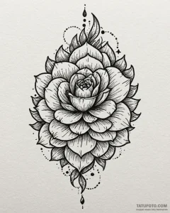 татуировки с точечным рисунком, tattoo flash... - эскиз тату (№1753585101_0, 27.07.2025 02:58) — Tatufoto.com
