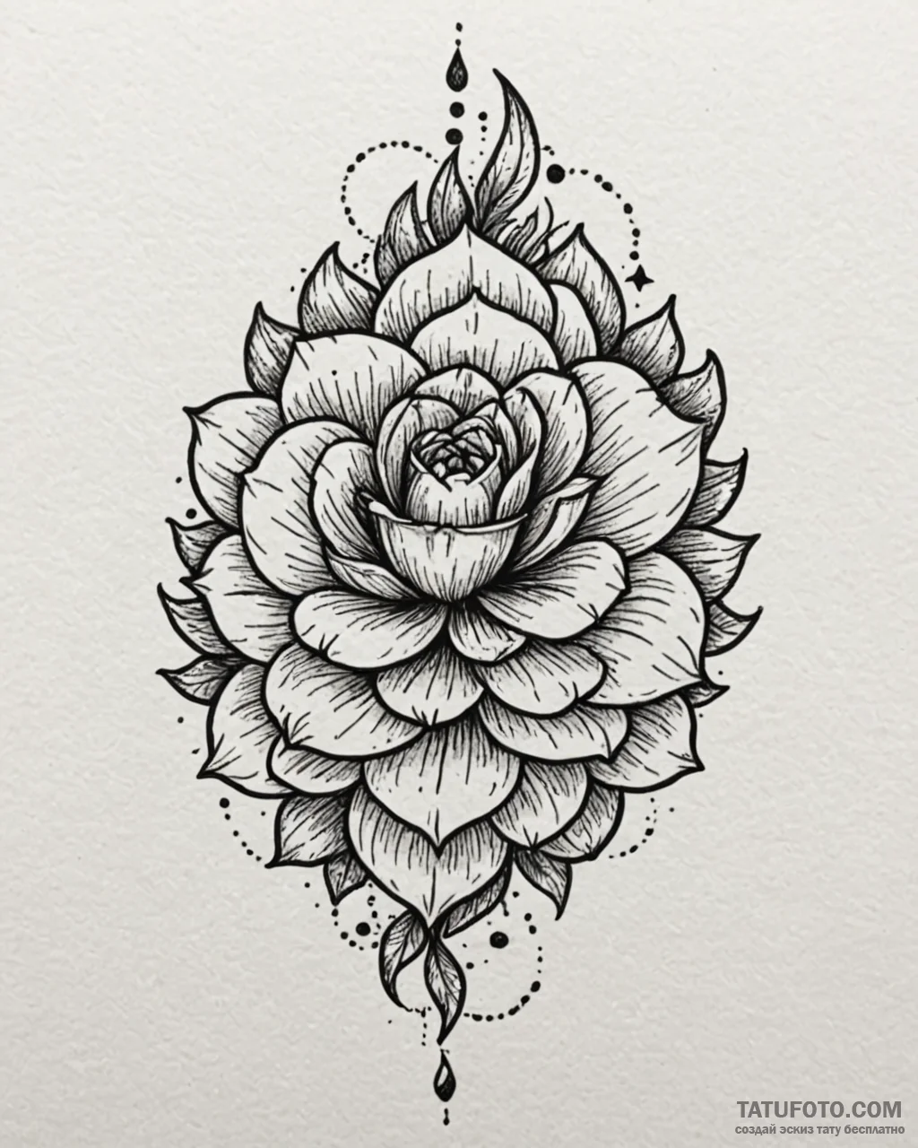 татуировки с точечным рисунком, tattoo flash… — эскиз тату (№1753585101_0, 27.07.2025 02:58) — Tatufoto.com