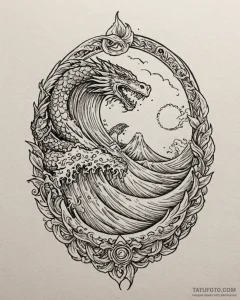 Tattoo sketch, luca and alberto surfing with... - эскиз тату (№1753592818_0, 27.07.2025 05:06) — Tatufoto.com