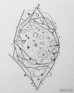 Tattoo sketch, treasure planet map fragments... - эскиз тату (№1753594206_0, 27.07.2025 05:30) — Tatufoto.com