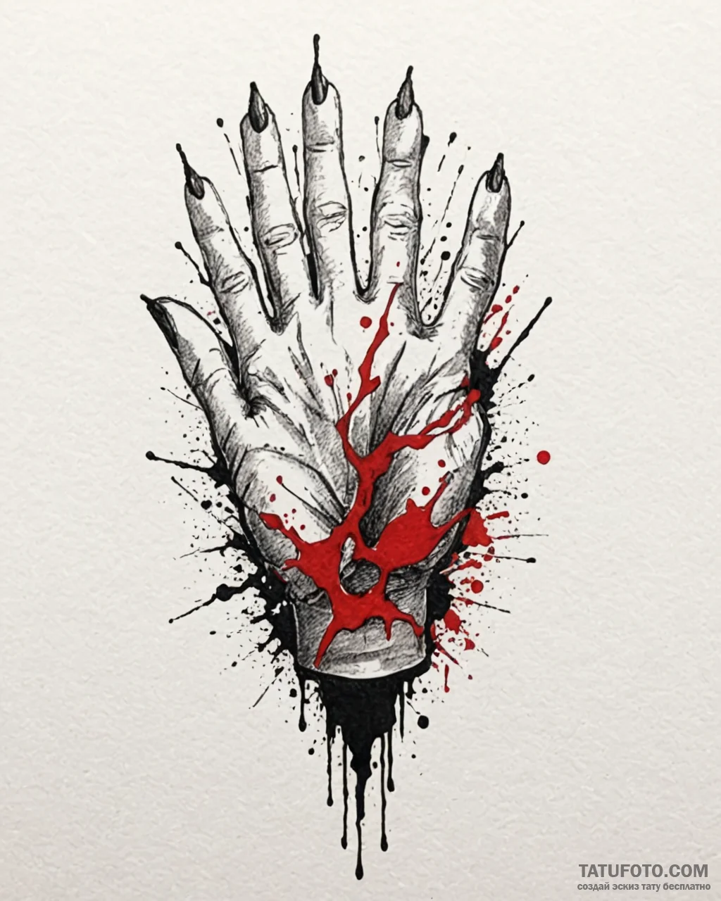 татуировки в стиле дотворк, artistic tattoo s... - эскиз тату (№1753609646_0, 27.07.2025 09:47) — Tatufoto.com
