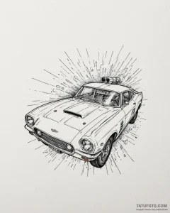 Tattoo sketch, finn mcmissile shooting gadget... - эскиз тату (№1753609845_0, 27.07.2025 09:50) — Tatufoto.com