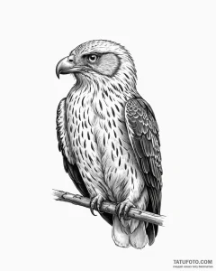 птицы (ворон, орёл, сова) - эскиз тату (№1753615791_0, 27.07.2025 11:29) — Tatufoto.com
