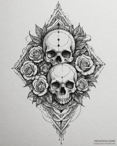 животные с геометрическими узорами, tattoo dr... - эскиз тату (№1753617379_0, 27.07.2025 11:56) — Tatufoto.com