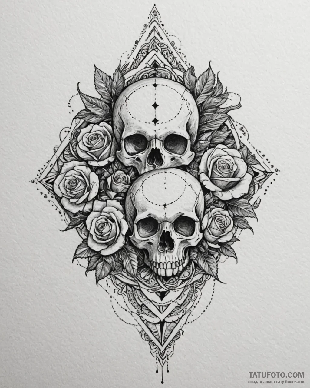 животные с геометрическими узорами, tattoo dr... - эскиз тату (№1753617379_0, 27.07.2025 11:56) — Tatufoto.com