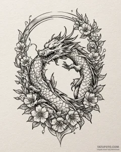 Tat tattoo sketch, romantic silhouette framed... - эскиз тату (№1753617776_0, 27.07.2025 12:02) — Tatufoto.com