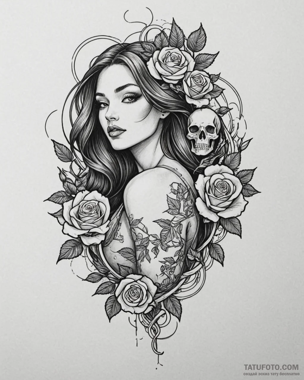 Eskizto, tattoo sketch, eve flying with glowi... - эскиз тату (№1753619766_0, 27.07.2025 12:36) — Tatufoto.com