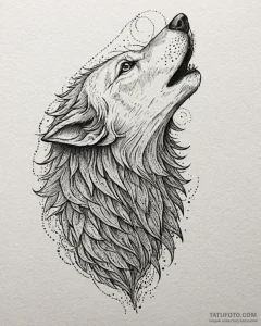 Tattoo sketch, howl transforming into bird, d... - эскиз тату (№1753624203_0, 27.07.2025 13:50) — Tatufoto.com