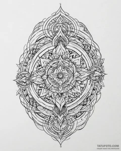 Tat tattoo sketch, magical battle scene with... - эскиз тату (№1753632085_0, 27.07.2025 16:01) — Tatufoto.com