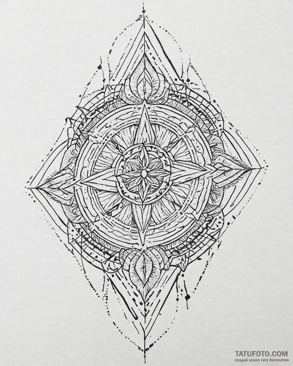 Tattoo sketch, simple thin line arrow pointin... - эскиз тату (№1753632910_0, 27.07.2025 16:15) — Tatufoto.com