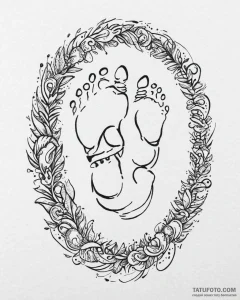 Tat tattoo sketch, jungle animal footprints w... - эскиз тату (№1753633119_0, 27.07.2025 16:18) — Tatufoto.com