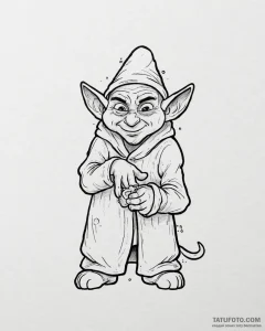 Tattoo sketch, gargamel, the smurfs (2011), e... - эскиз тату (№1753634335_0, 27.07.2025 16:38) — Tatufoto.com