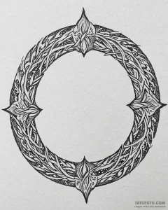Tat tattoo sketch, elemental mythological sym... - эскиз тату (№1753641040_0, 27.07.2025 18:30) — Tatufoto.com