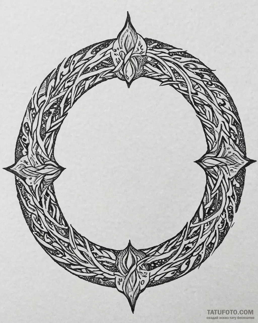 Tat tattoo sketch, elemental mythological sym... - эскиз тату (№1753641040_0, 27.07.2025 18:30) — Tatufoto.com