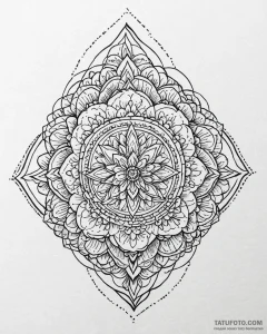 Tat tattoo sketch, camera lens with floral fr... - эскиз тату (№1753644651_0, 27.07.2025 19:30) — Tatufoto.com