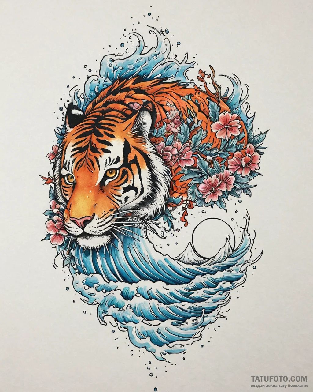 Eskizto, tattoo sketch, diego tiger stalking... - эскиз тату (№1753645449_0, 27.07.2025 19:44) — Tatufoto.com
