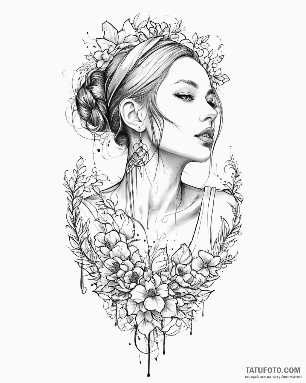 Tat tattoo sketch, street artist painting bol... - эскиз тату (№1753648493_0, 27.07.2025 20:34) — Tatufoto.com