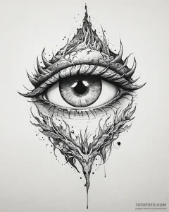 Tattoo sketch, haku’s dragon eyes glowing, in... - эскиз тату (№1753653738_0, 27.07.2025 22:02) — Tatufoto.com