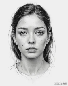 پنتاگرام - реализм (ч/б) - эскиз тату (№1753659316_0, 27.07.2025 23:35) — Tatufoto.com