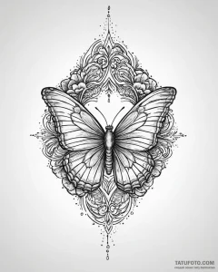 پنتاگرام - гравюра - эскиз тату (№1753659593_0, 27.07.2025 23:39) — Tatufoto.com
