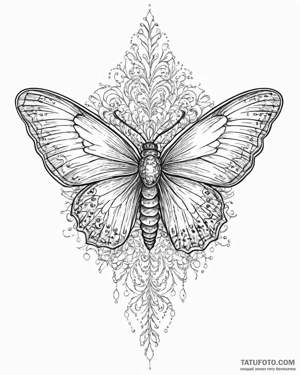 پنتاگرام - гравюра - эскиз тату (№1753659773_0, 27.07.2025 23:42) — Tatufoto.com