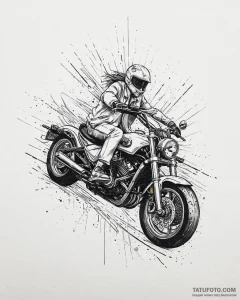 Tat tattoo sketch, david and lucy riding neon... - эскиз тату (№1753660359_0, 27.07.2025 23:52) — Tatufoto.com
